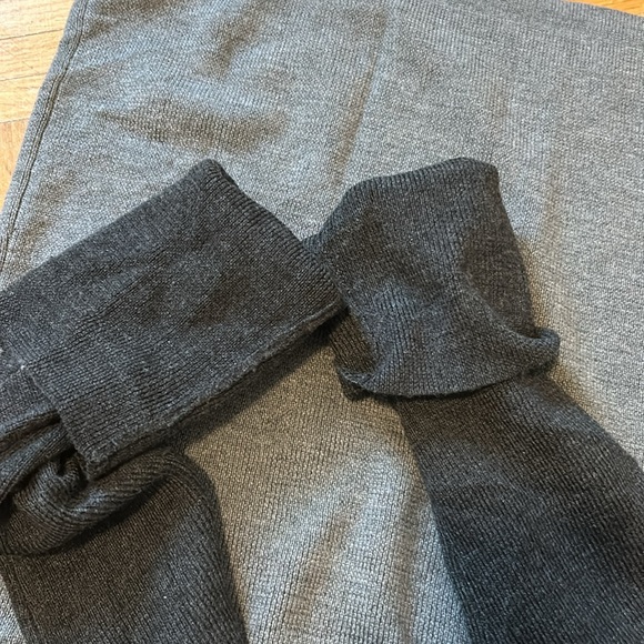 Pink Tartan Gray and Black Long Sleeve Turtleneck Dress - Picture 8 of 13